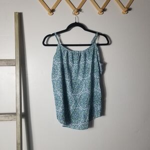 FADED GLORY WOMEN'S PATTERNED CAMI SIZE MEDIUM